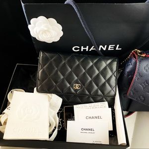 💯 Authentic Chanel Wallet On Chain.😊💕